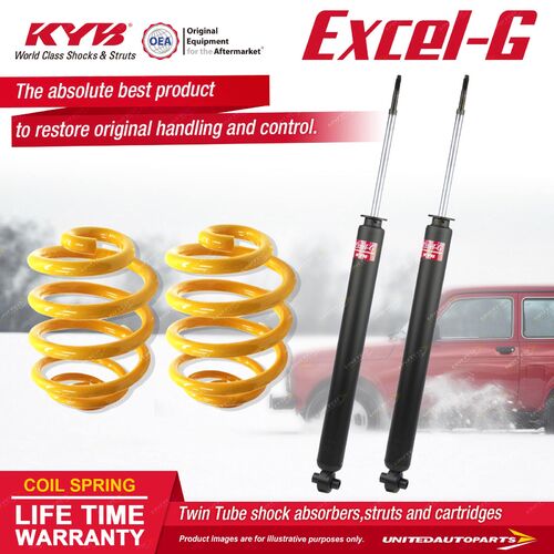 Rear KYB EXCEL-G Shock Absorbers Lowered King Springs for CHRYSLER 300C Sedan