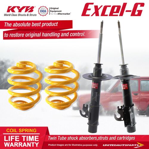 Front KYB EXCEL-G Shock Absorbers Lowered King Spring for HOLDEN Commodore VE V6