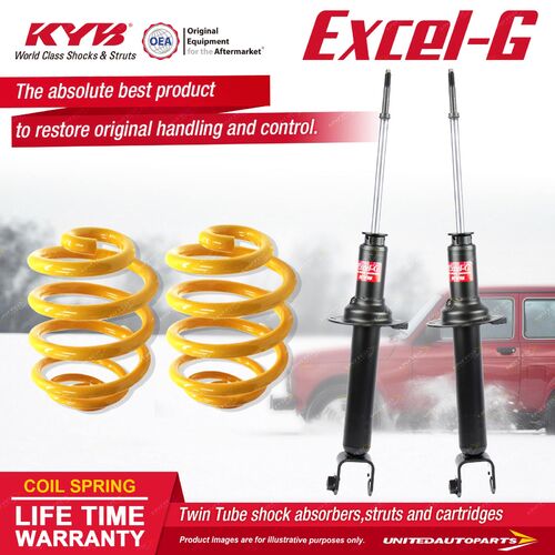 Rear KYB EXCEL-G Shock Absorbers Lowered King Springs for HONDA Accord CP3 3.5