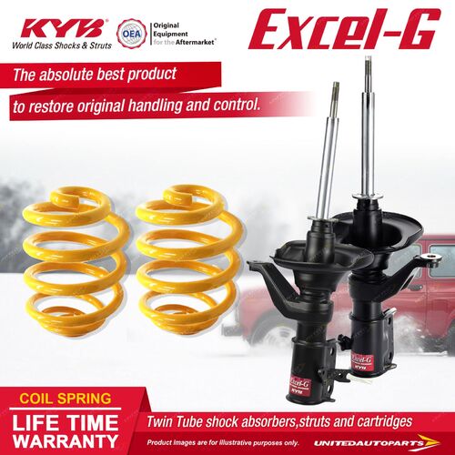 Front KYB EXCEL-G Shock Absorbers Lowered King Springs for HONDA Civic ES1 1.7