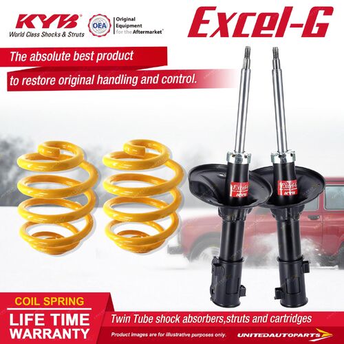 Front KYB EXCEL-G Shock Absorbers Lowered King Springs for HYUNDAI Elantra XD