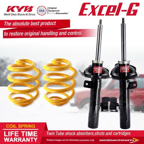 Front KYB EXCEL-G Shock Absorbers Lowered King Springs for MAZDA 3 BK BL FWD