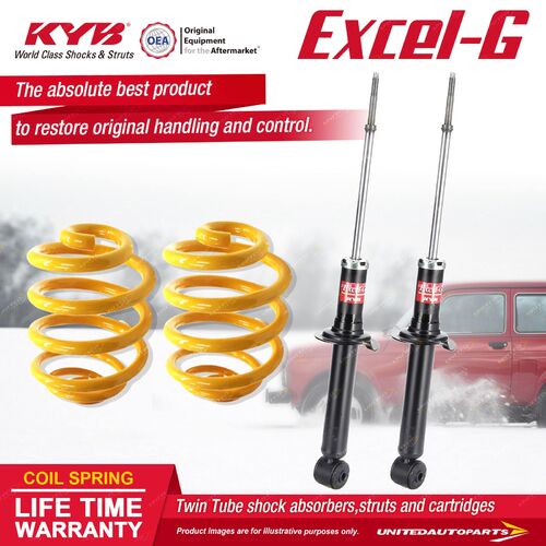 Rear KYB EXCEL-G Shock Absorbers Lowered King Springs for MITSUBISHI FTO DE2A 3A