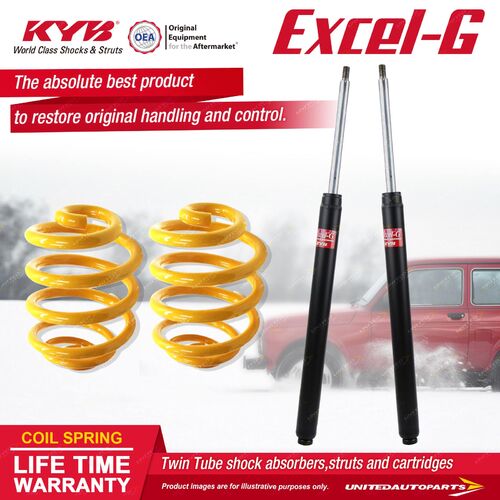 Front KYB EXCEL-G Shock Absorbers Lowered King Springs for NISSAN 1200 B120 B110