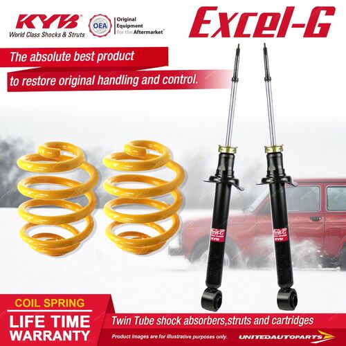 Rear KYB EXCEL-G Shock Absorbers Lowered King Springs for NISSAN 180SX S13 Coupe