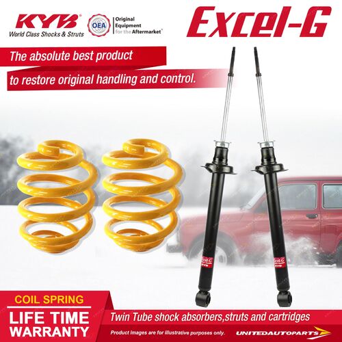 Rear KYB EXCEL-G Shock Absorbers Lowered King Springs for NISSAN 200SX S15 2.0