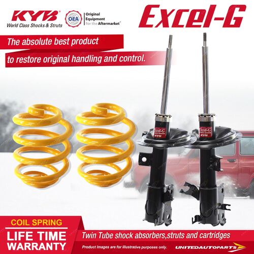 Front KYB EXCEL-G Shock Absorbers Lowered King Springs for NISSAN Maxima J31 3.5