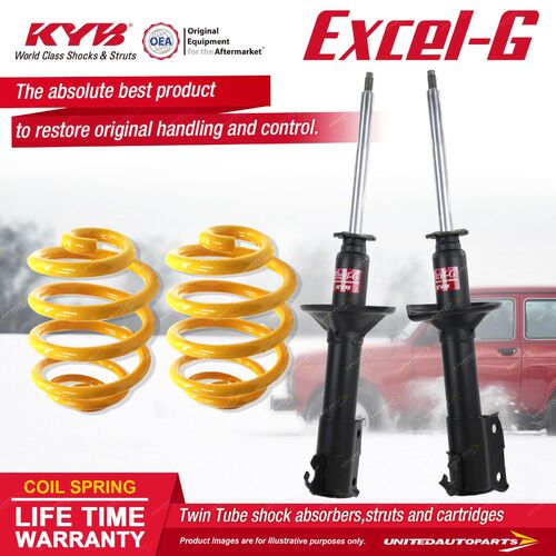 Front KYB EXCEL-G Shock Absorbers Lowered King Springs for NISSAN Pulsar N12