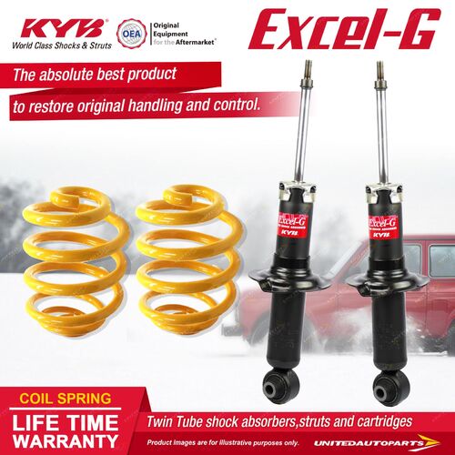 Rear KYB EXCEL-G Shock Absorbers Lowered King Springs for SUBARU BRZ ZC6 2.0 F4