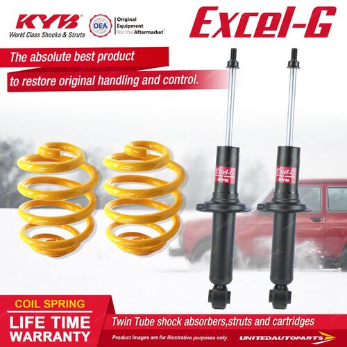 Rear KYB EXCEL-G Shock Absorbers Lowered King Springs for SUBARU Outback BH9 2.5