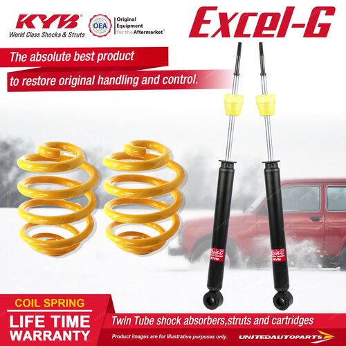 Rear KYB EXCEL-G Shock Absorbers Lowered King Springs for SUZUKI Swift RS415 1.5