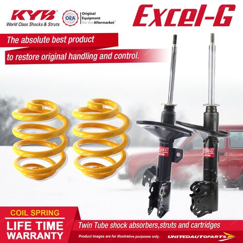 Front KYB EXCEL-G Shock Absorbers Lowered King Springs for TOYOTA Aurion GSV40