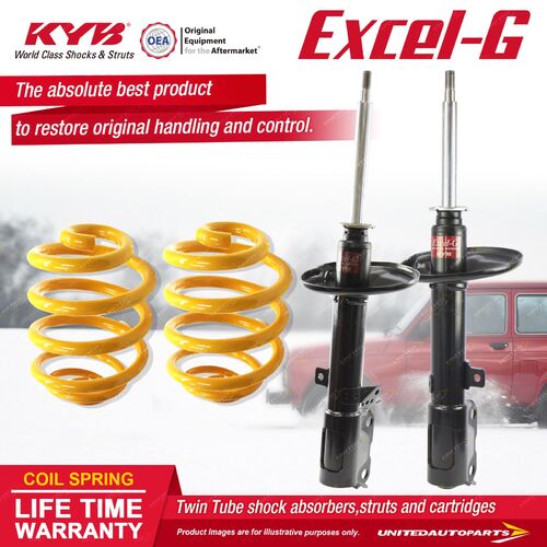 Rear KYB EXCEL-G Shock Absorbers Lowered King Springs for Aurion GSV40 Sportivo