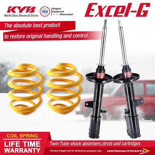 Rear KYB EXCEL-G Shock Absorbers Lowered King Springs for TOYOTA Celica ST204