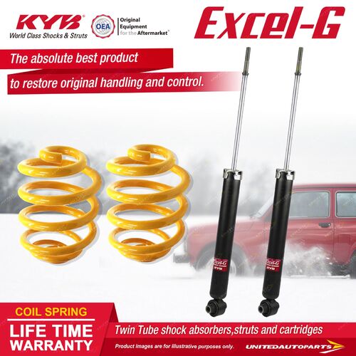 Rear KYB EXCEL-G Shock Absorbers Lowered King Springs for TOYOTA Corolla ZRE152