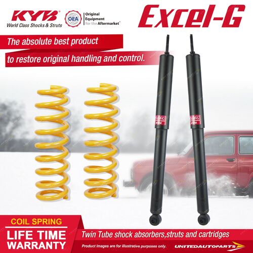 Rear KYB EXCEL-G Shock Absorbers STD King Springs for BMW 318i 320i E30 RWD