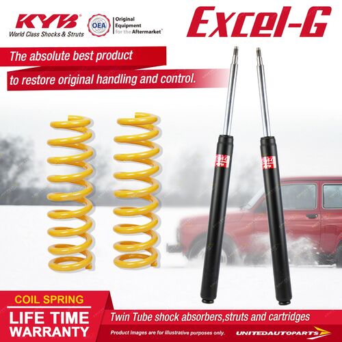 Front KYB EXCEL-G Shock Absorbers STD King Springs for BMW 318i 320i E30 Sport