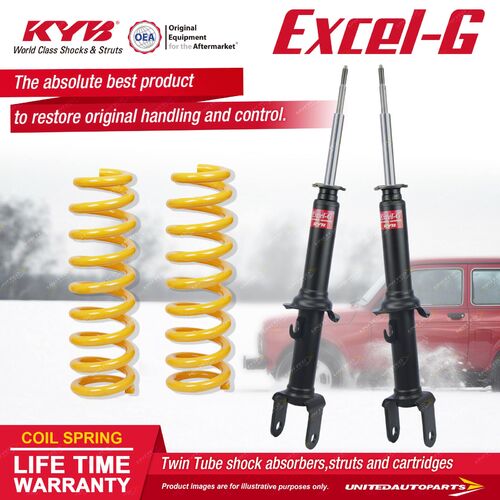 Front KYB EXCEL-G Shock Absorbers STD King Springs for FORD Fairlane AU 5.0 V8