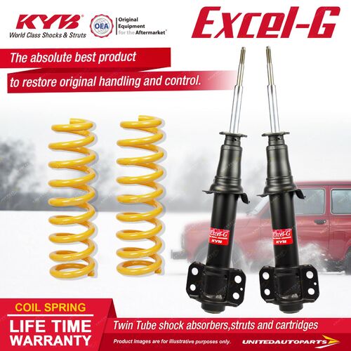 Front KYB EXCEL-G Shock Absorbers STD King Springs for FORD Territory SYII AWD