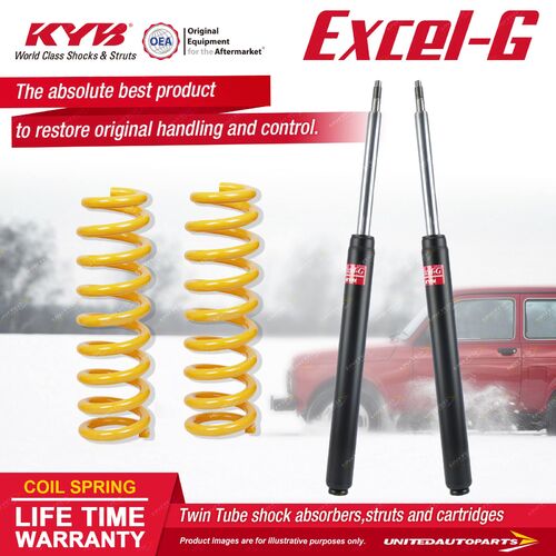 Fr KYB EXCEL-G Shock Absorbers STD King Springs for HOLDEN Commodore VB VC VH I6