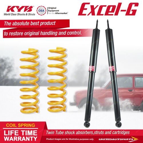 Rear KYB EXCEL-G Shock Absorbers King Spring for Commodore VB VC VH VK Rear Axle