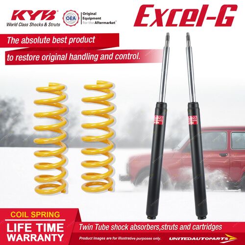 Front KYB EXCEL-G Shock Absorbers STD King Springs for HOLDEN Commodore VN VP V6