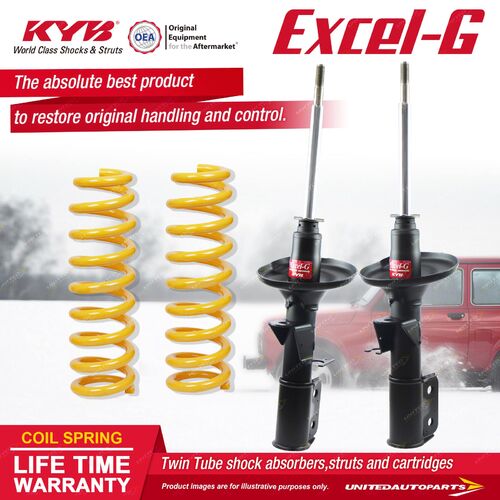 Front KYB EXCEL-G Shock Absorbers STD King Springs for HOLDEN Commodore VR VS