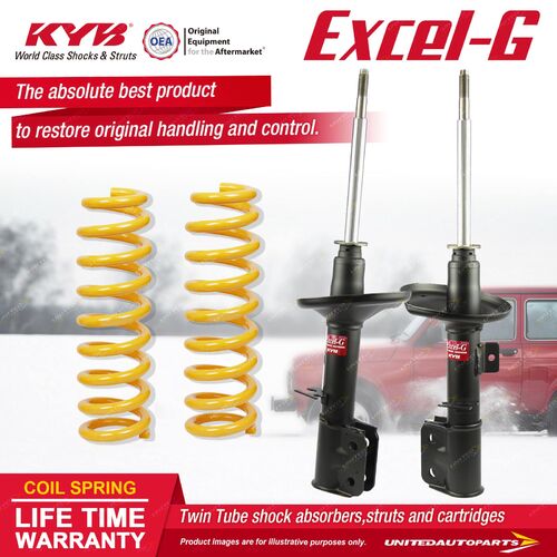 Front KYB EXCEL-G Shock Absorbers STD King Springs for HOLDEN Commodore VZ Sedan