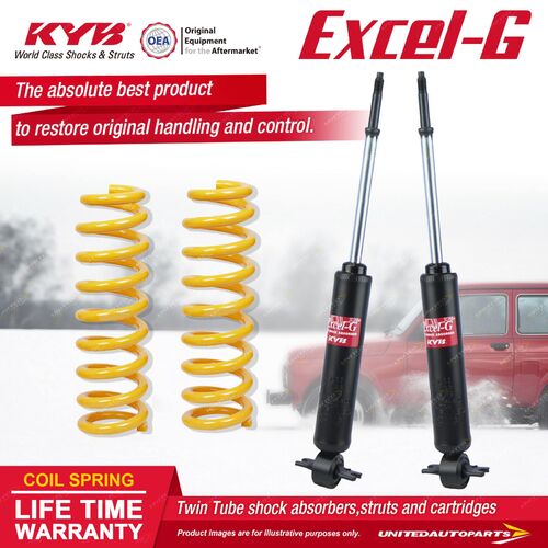 Front KYB EXCEL-G Shock Absorbers STD King Springs for HOLDEN EK EJ EH Sedan