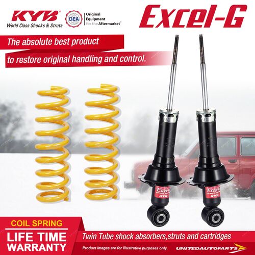 Rear KYB EXCEL-G Shock Absorbers STD King Springs for HONDA CRV RE4 2.4 I4 4WD