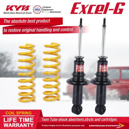 Rear KYB EXCEL-G Shock Absorbers STD King Springs for MAZDA MX-5 NA I4 RWD