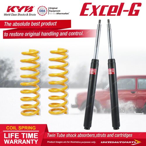 Front KYB EXCEL-G Shock Absorbers STD King Springs for NISSAN 260Z S30 2.6 I6