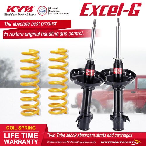 Front KYB EXCEL-G Shock Absorbers STD King Springs for SUBARU Forester SH9 SHM