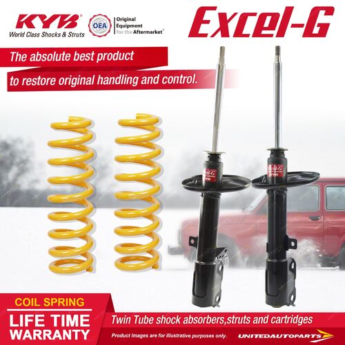 Rear KYB EXCEL-G Shock Absorbers STD King Springs for TOYOTA Aurion GSV40 3.5 V6