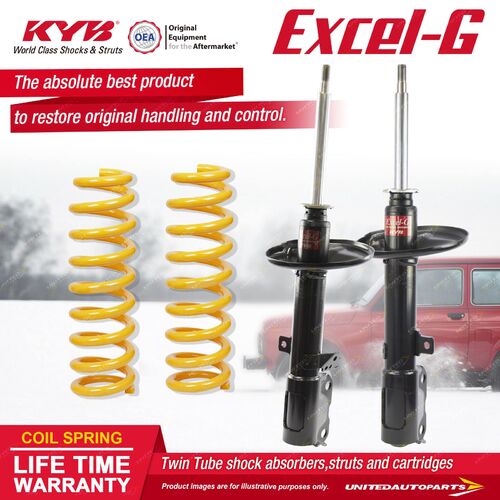 Rear KYB EXCEL-G Shock Absorbers King Springs for TOYOTA Aurion GSV40R Sportivo