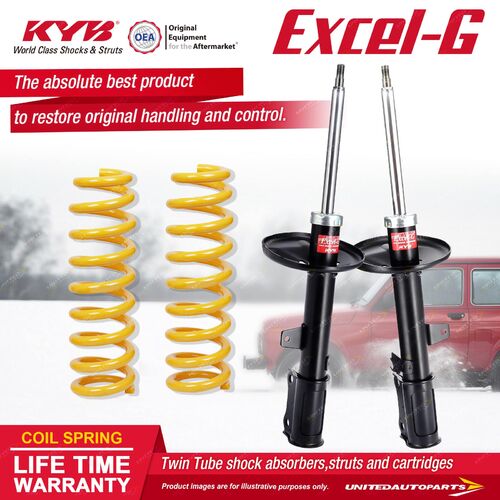 Rear KYB EXCEL-G Shock Absorbers King Springs for TOYOTA Camry SDV10 SXV20 MCV20