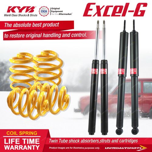 F+R KYB EXCEL-G Shock Absorbers Super Low King Springs for BMW 320 323 325 E30