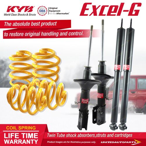 F+R KYB EXCEL-G Shock Absorbers Lowered King Springs for HOLDEN Monaro V2 CV6