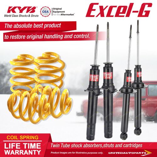 F+R KYB EXCEL-G Shock Absorbers Lowered King Springs for HONDA Accord CL9 CM5