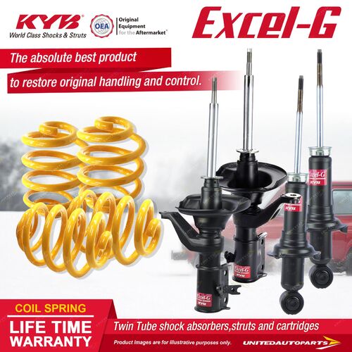 F+R KYB EXCEL-G Shock Absorbers Lowered King Springs for HONDA Civic ES1 D17Z