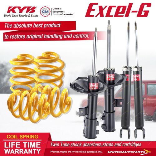 F+R KYB EXCEL-G Shock Absorbers Lowered King Springs for HYUNDAI i30 FD HATCH