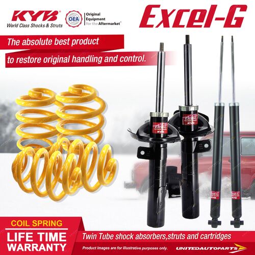 F+R KYB EXCEL-G Shock Absorbers Lowered King Springs for MAZDA 3 BK FWD