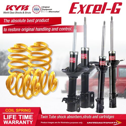 F+R KYB EXCEL-G Shock Absorber Lowered King Spring for SUBARU Forester SG9 02-05