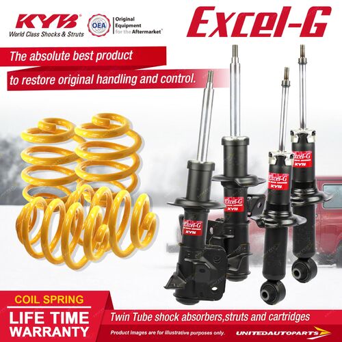 F+R KYB EXCEL-G Shock Absorbers Lowered King Springs for TOYOTA 86 ZN6 2.0 RWD