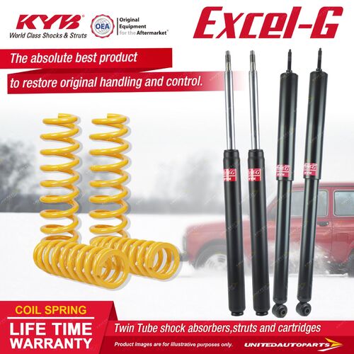 F+R KYB EXCEL-G Shock Absorbers STD King Spring for HOLDEN Commodore VP V8 Sedan