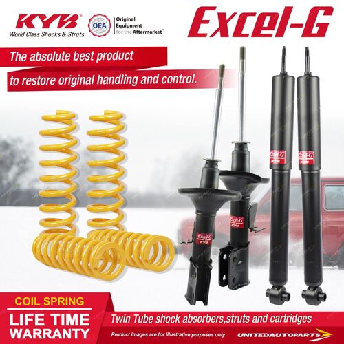 F+R KYB EXCEL-G Shock Absorbers STD King Spring for HOLDEN Commodore VY V6 Wagon