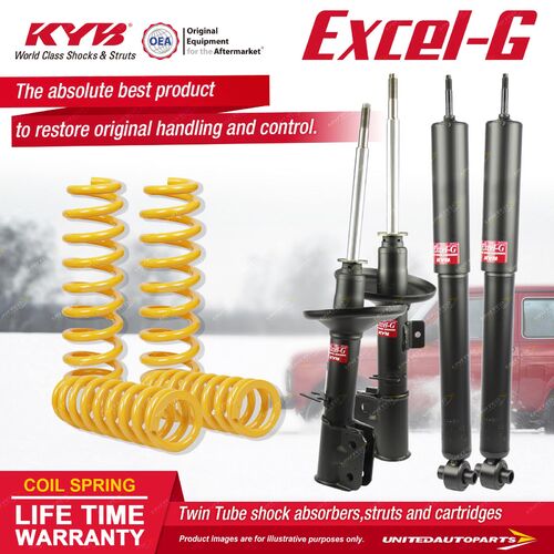 F+R KYB EXCEL-G Shock Absorbers STD King Springs for HOLDEN Commodore VZ 3.6 V6