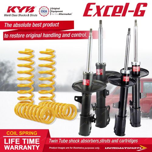 F+R KYB EXCEL-G Shock Absorbers King Springs for TOYOTA Camry SXV20 MCV20 SEDAN