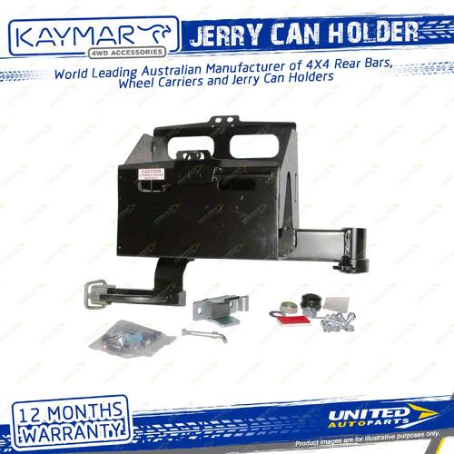 Kaymar High Quality 4WD Left Single Jerry Can Holder 20L for Isuzu MU-X LS 17-21