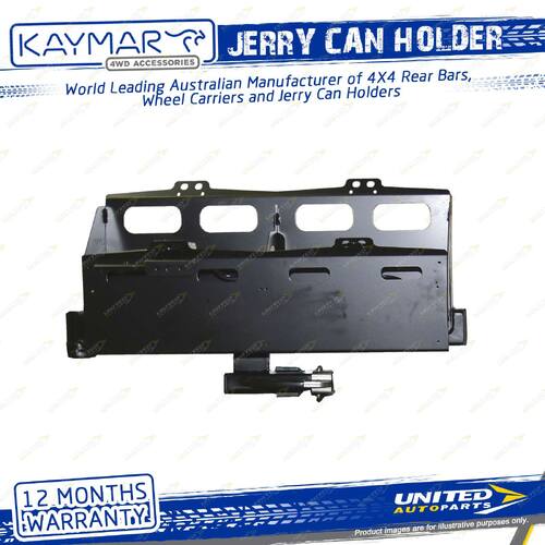 Kaymar Left Hand Double Jerry Can Holder 40L for Nissan Patrol Y62 Series 5